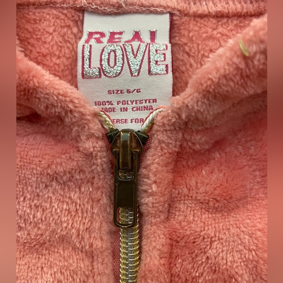 Kid’s Fleece Zip up Hoodie Size 5/6 - Picture 5 of 6